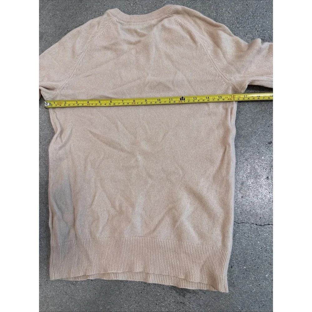 Equipment Femme Women Sweater Peach SzXS(TP)Cashmere Comfy Ribbed Raglan Neutral